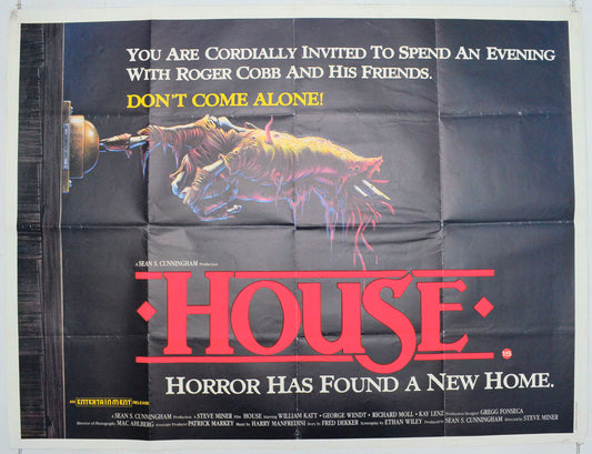 House Original British Quad Poster - Film Poster - Movie Poster 