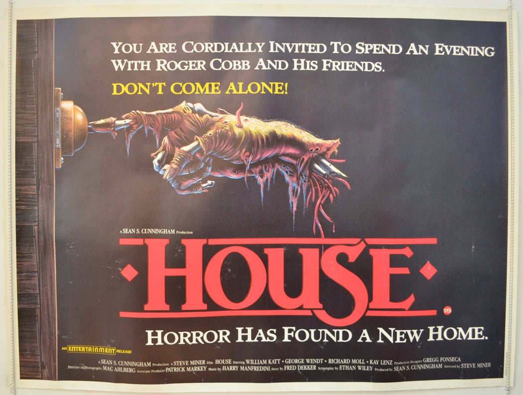 House Original Quad Poster - Film Poster - Movie Poster  