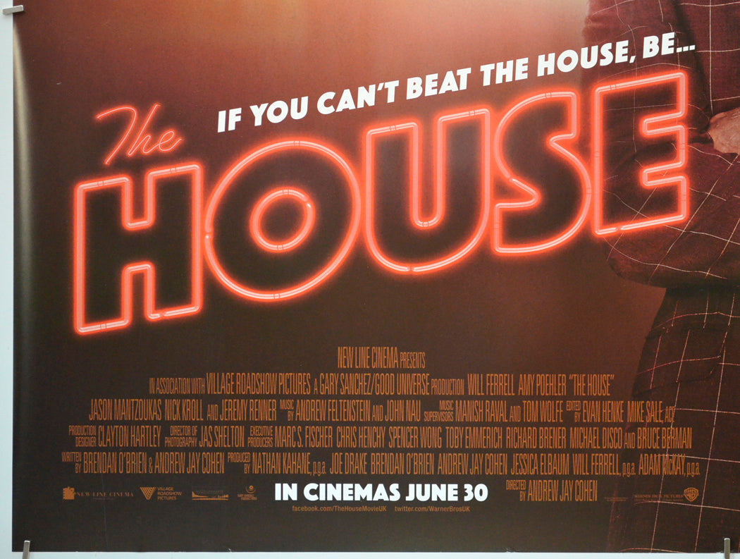 THE HOUSE (Bottom Left) Cinema Quad Movie Poster 