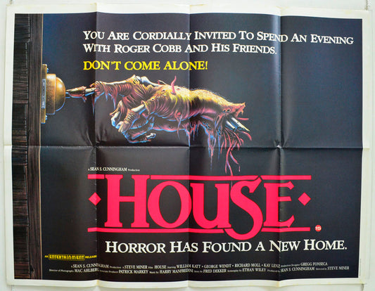 House Original British Quad Poster - Film Poster - Movie Poster 