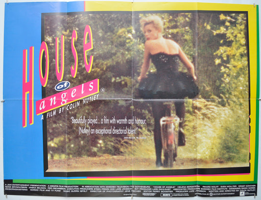 House Of Angels (a.k.a. Änglagård)  Original Quad Poster - Film Poster - Movie Poster