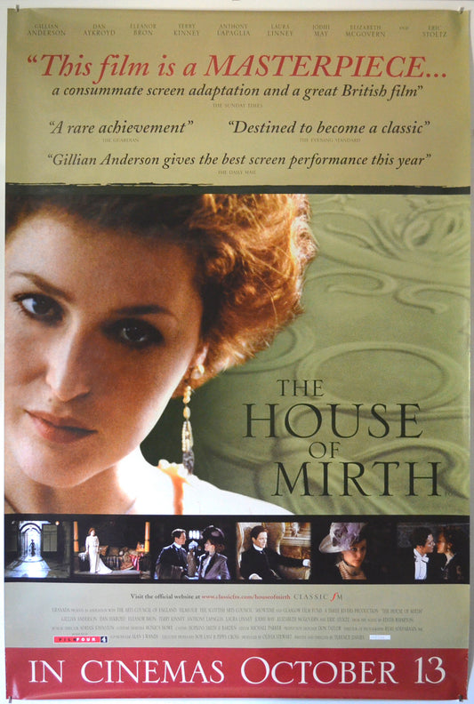 The House Of Mirth  Original British 4 Sheet Poster  - Film Poster - Movie Poster