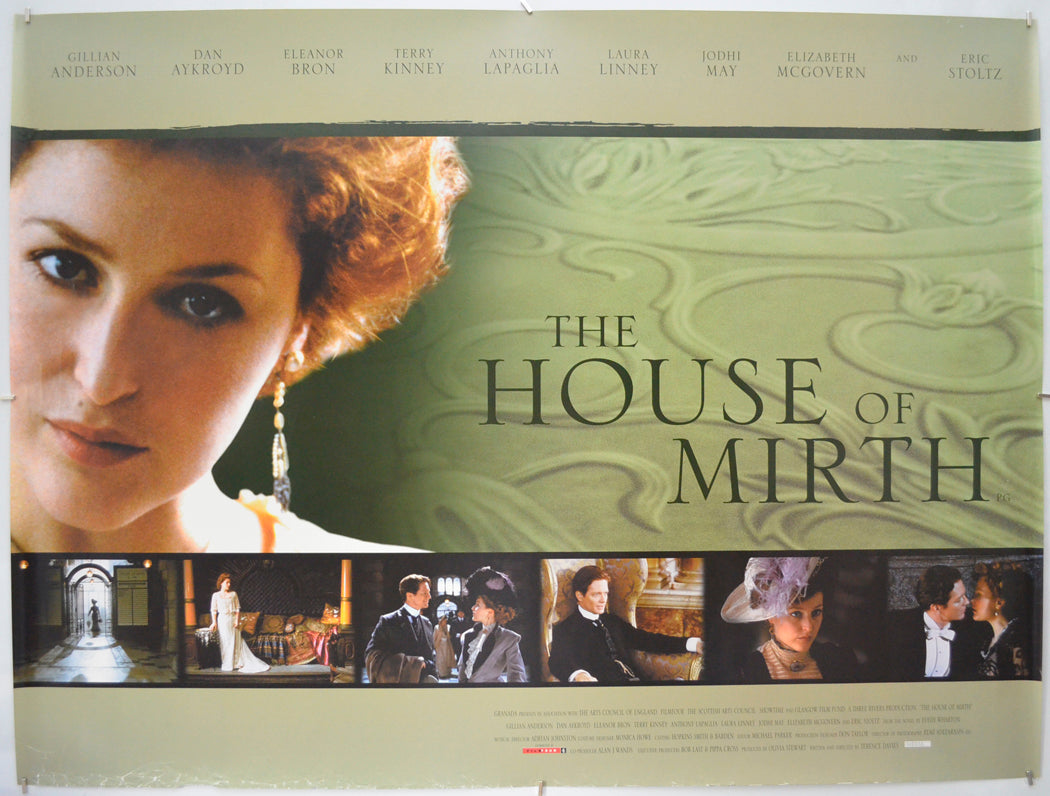 The House Of Mirth Original Quad Poster - Film Poster - Movie Poster