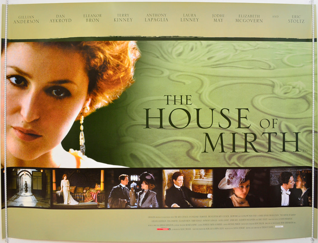 The House Of Mirth Original Quad Poster - Film Poster - Movie Poster  