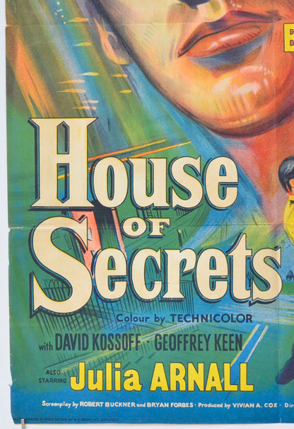 HOUSE OF SECRETS (Bottom Left) Cinema One Sheet Movie Poster 