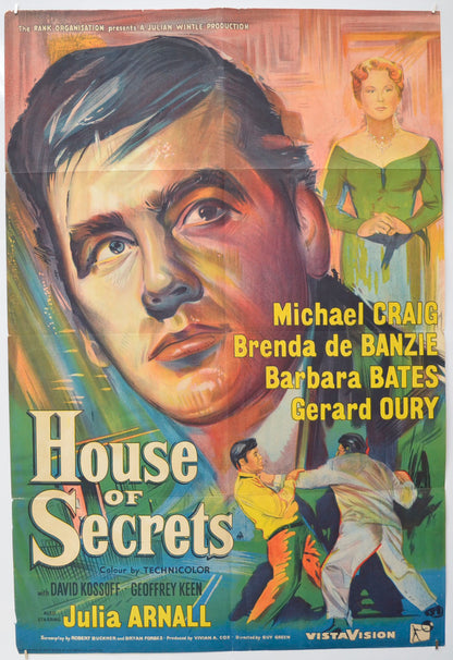 House Of Secrets (a.k.a. Triple Deception) Original One Sheet Poster - Film Poster - Movie Poster