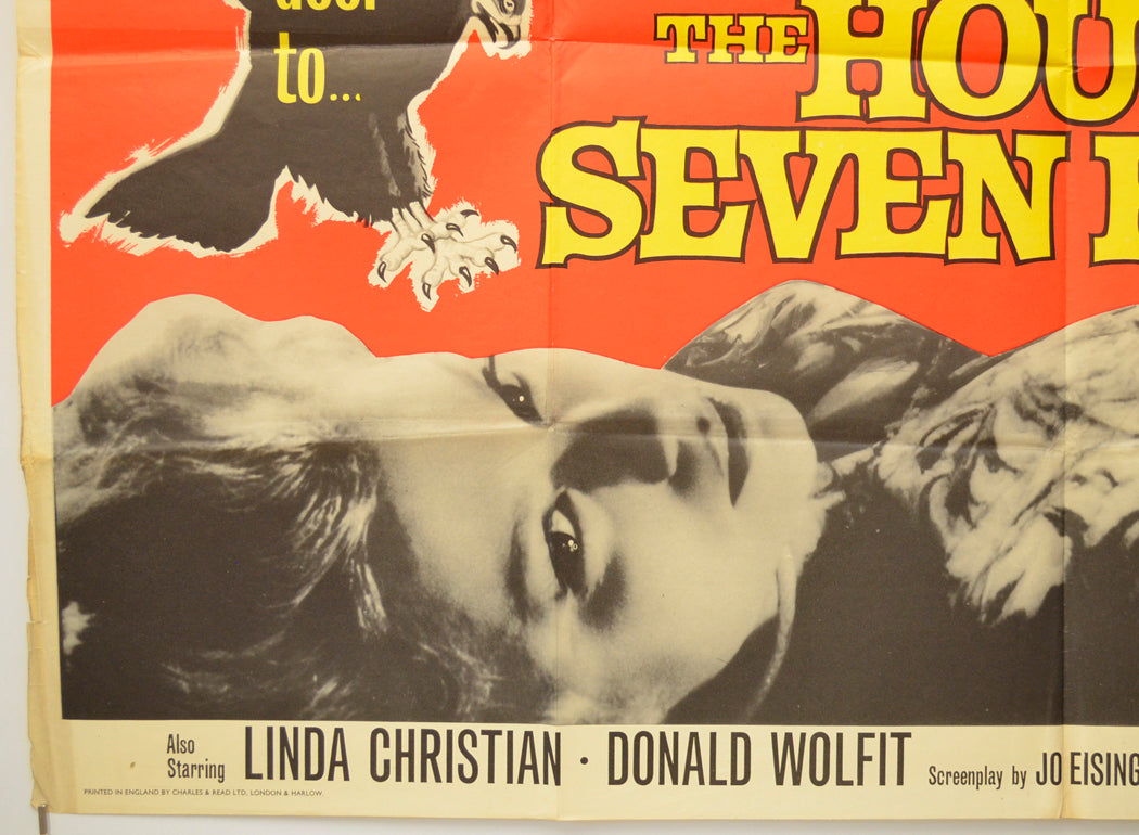 THE HOUSE OF THE SEVEN HAWKS (Bottom Left) Cinema Quad Movie Poster 