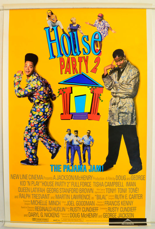 House Party II  Original One Sheet Poster - Film Poster - Movie Poster