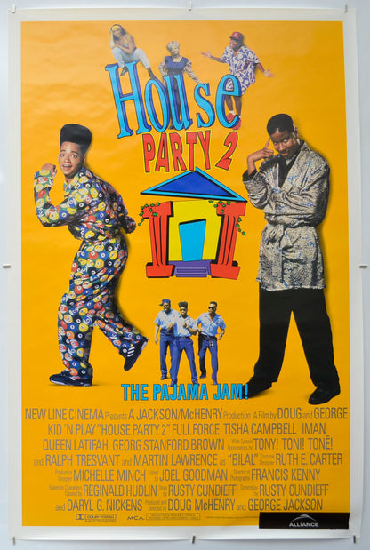 House Party II Original One Sheet Poster - Film Poster - Movie Poster