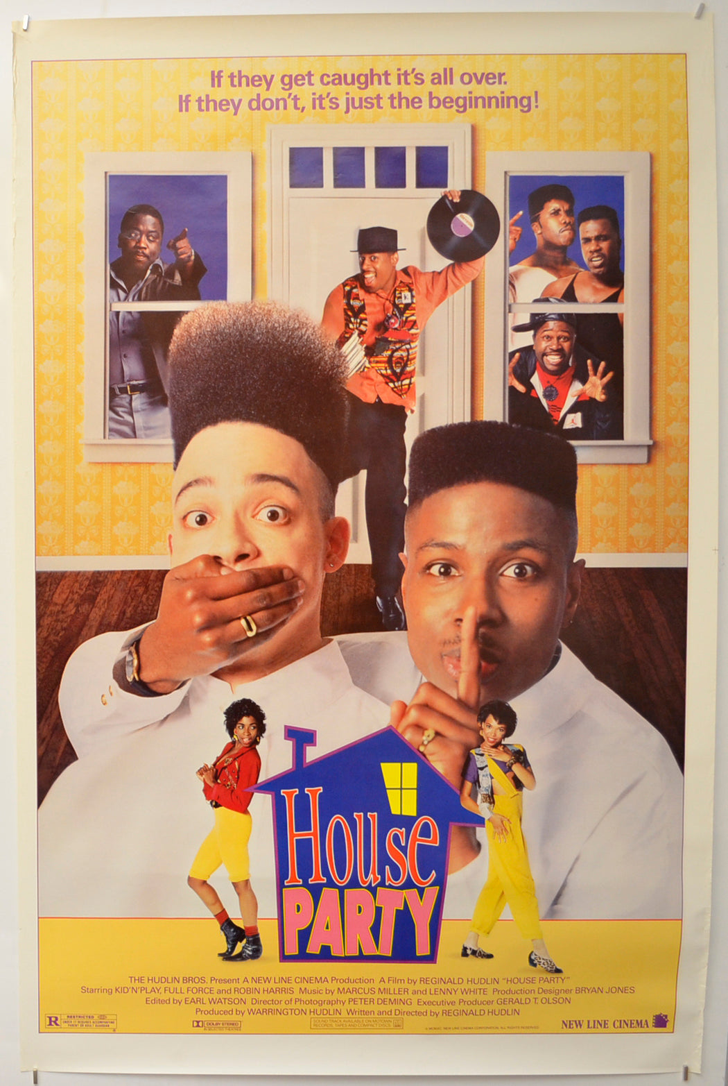 House Party Original One Sheet Poster - Film Poster - Movie Poster  