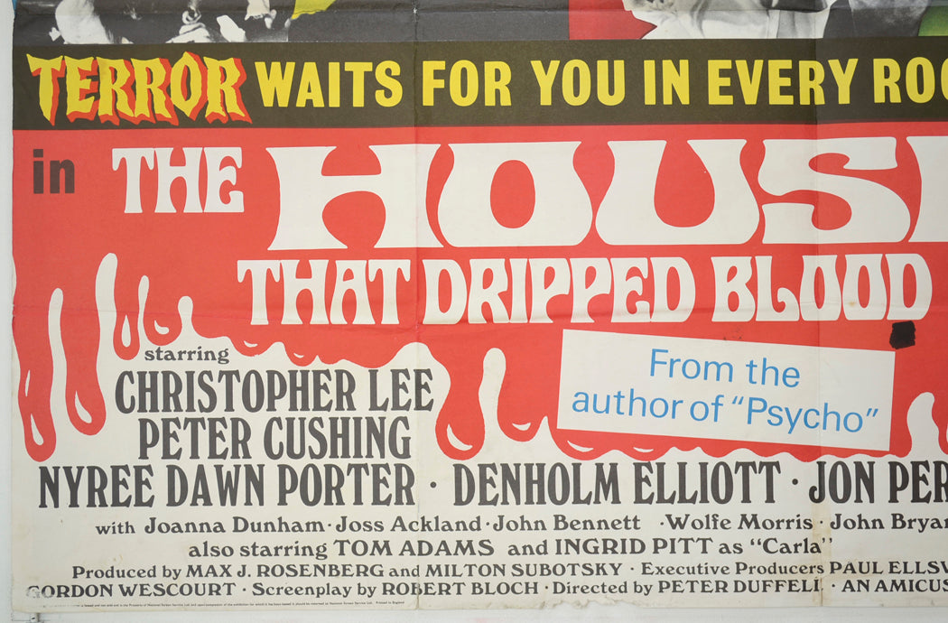 THE HOUSE THAT DRIPPED BLOOD / THE HONEYMOON KILLERS (Bottom Left) Cinema Quad Movie Poster 