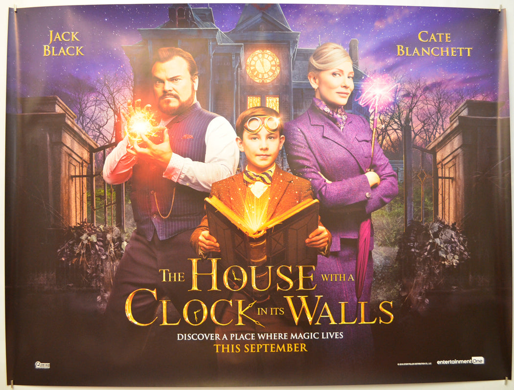 The House With A Clock In Its Walls (Teaser / Advance Version)  Original Quad Poster - Film Poster - Movie Poster