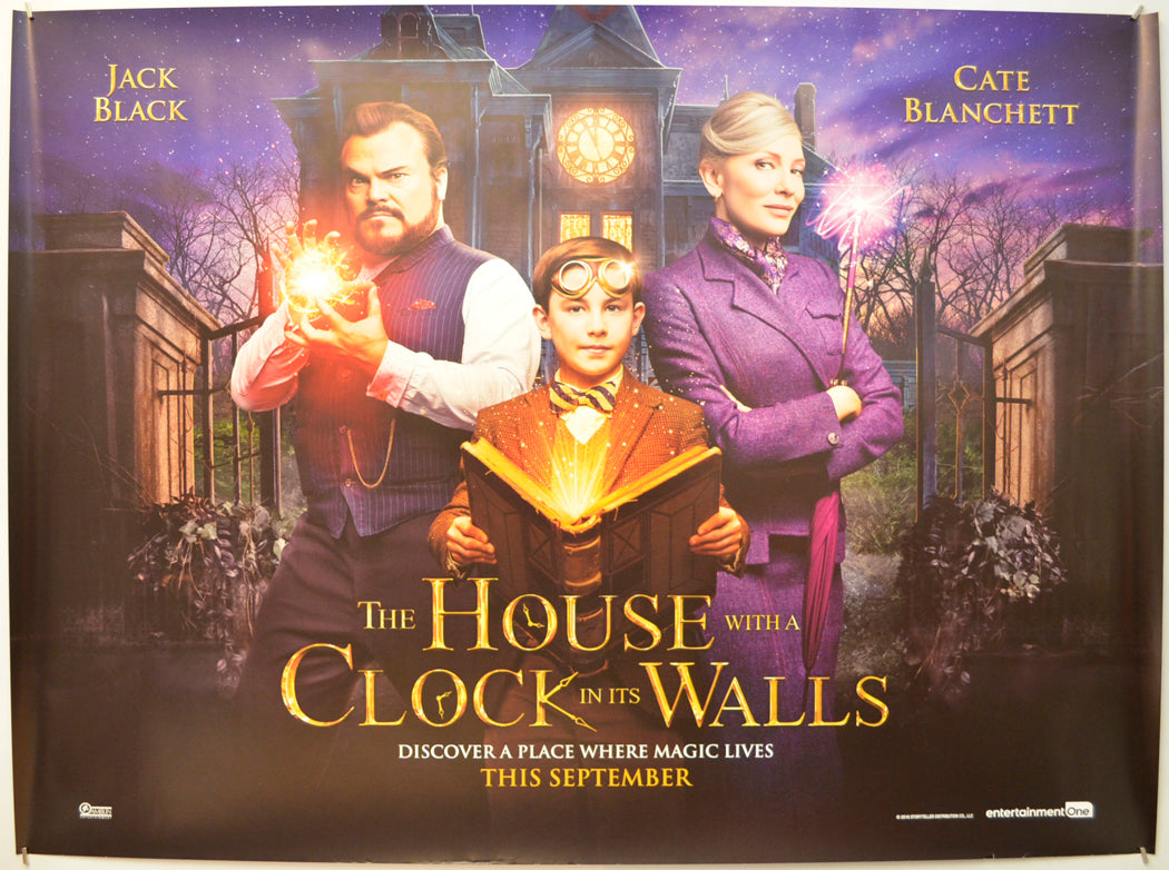 The House With A Clock In Its Walls (Teaser / Advance Version)  Original Quad Poster - Film Poster - Movie Poster