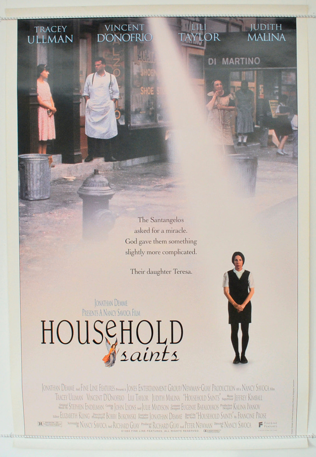 Household Saints  Original One Sheet Poster - Film Poster - Movie Poster 