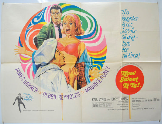 How Sweet It Is  Original Quad Poster - Film Poster - Movie Poster