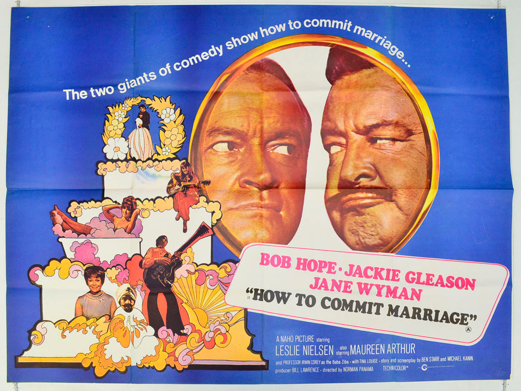 How To Commit Marriage  Original British Quad Poster - Film Poster - Movie Poster