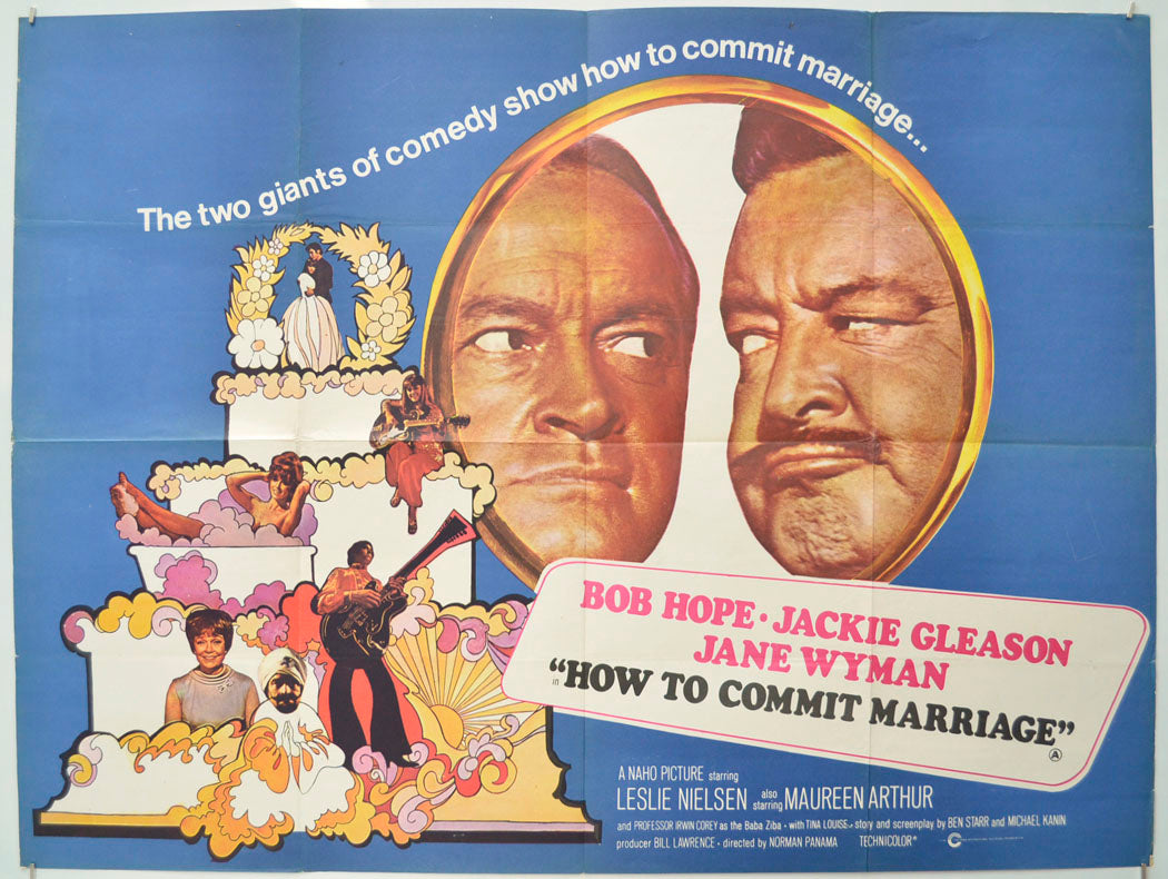 How To Commit Marriage  Original Quad Poster - Film Poster - Movie Poster