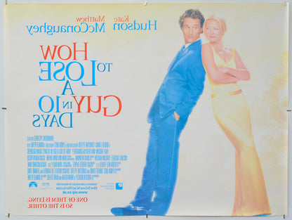 How To Lose A Guy In 10 Days (Back) Cinema Quad Movie Poster 