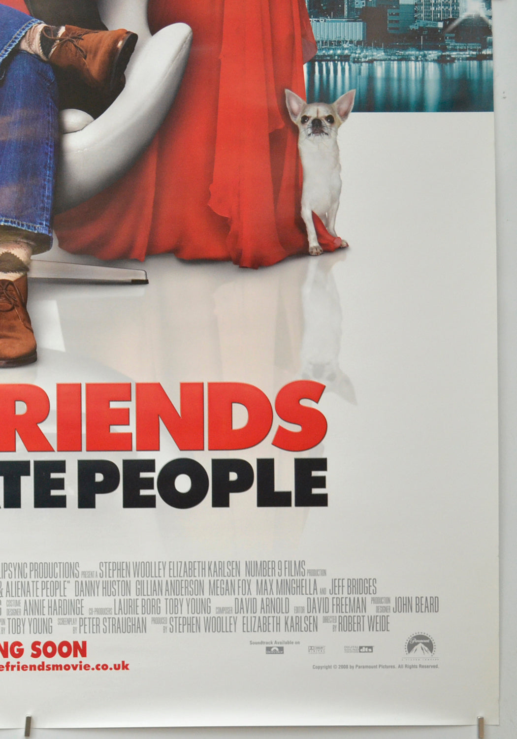 HOW TO LOSE FRIENDS AND ALIENATE PEOPLE (Bottom Right) Cinema One Sheet Movie Poster 