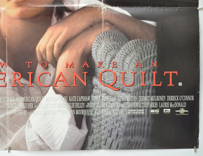 HOW TO MAKE AN AMERICAN QUILT (Bottom Right) Cinema Quad Movie Poster 