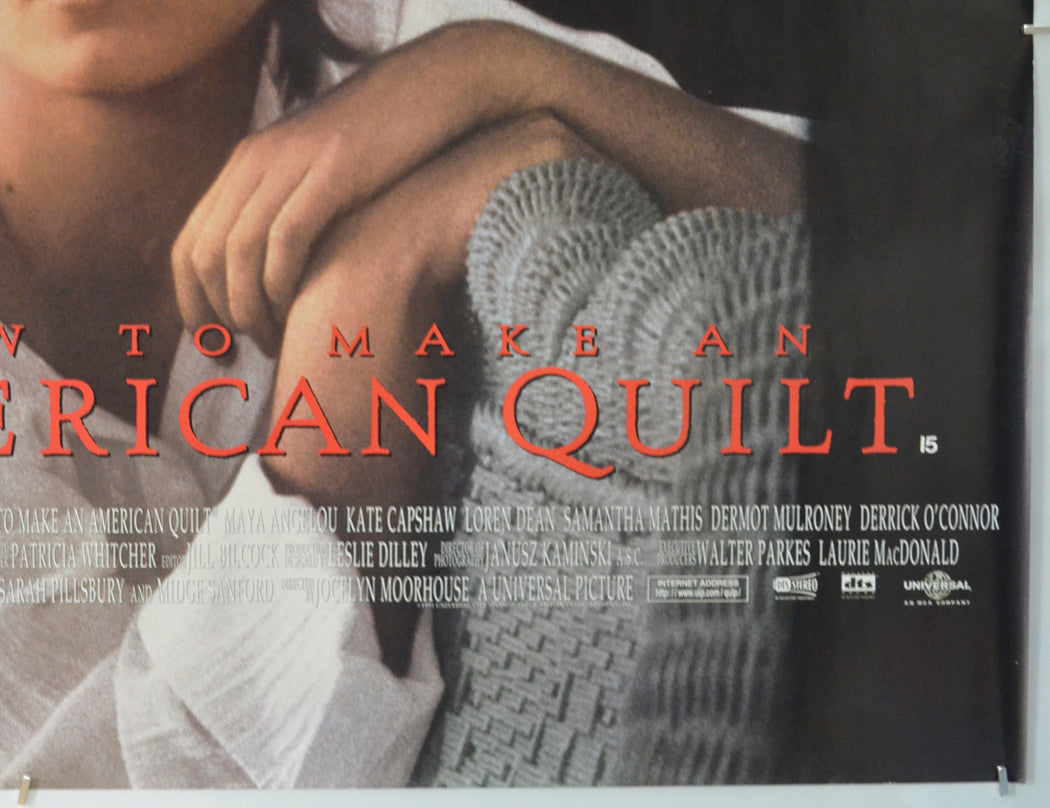 HOW TO MAKE AN AMERICAN QUILT (Bottom Right) Cinema Quad Movie Poster 