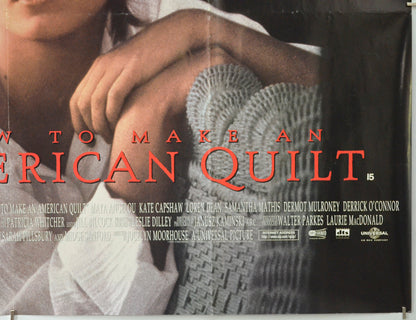 HOW TO MAKE AN AMERICAN QUILT (Bottom Right) Cinema Quad Movie Poster 