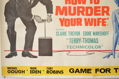 HOW TO MURDER YOUR WIFE (Bottom Left) Cinema Quad Movie Poster 