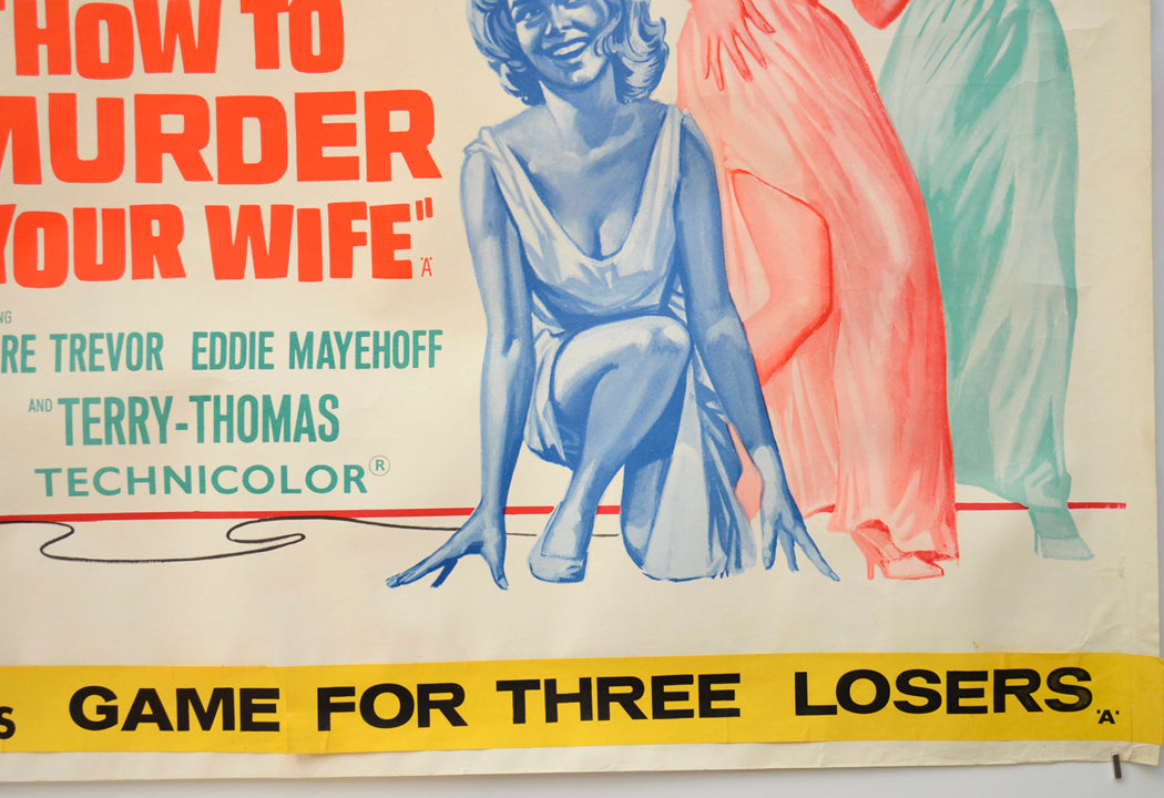 HOW TO MURDER YOUR WIFE (Bottom Right) Cinema Quad Movie Poster 