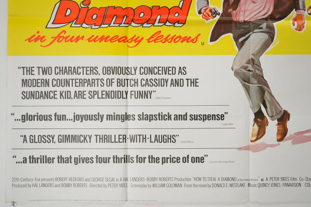 HOW TO STEAL A DIAMOND IN FOUR UNEASY LESSONS (Bottom Left) Cinema Quad Movie Poster 