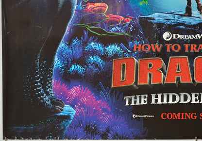 HOW TO TRAIN YOUR DRAGON: THE HIDDEN WORLD (Bottom Left) Cinema Quad Movie Poster 