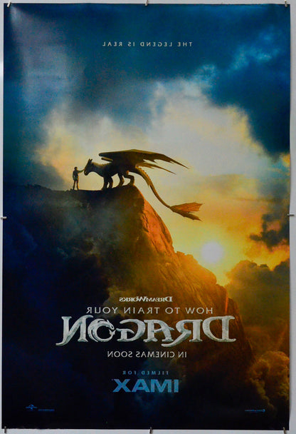 How To Train Your Dragon (Back) Cinema One Sheet Movie Poster 
