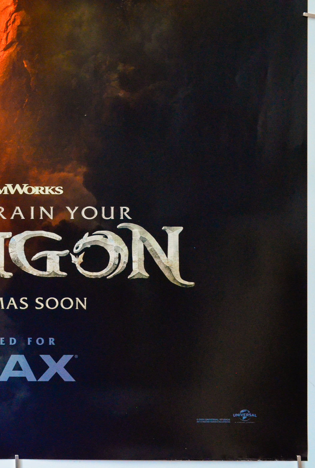 How To Train Your Dragon (Bottom Right) Cinema One Sheet Movie Poster 