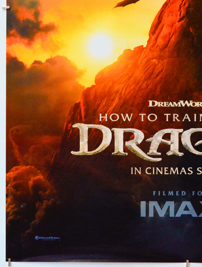 How To Train Your Dragon (Bottom Left) Cinema One Sheet Movie Poster 