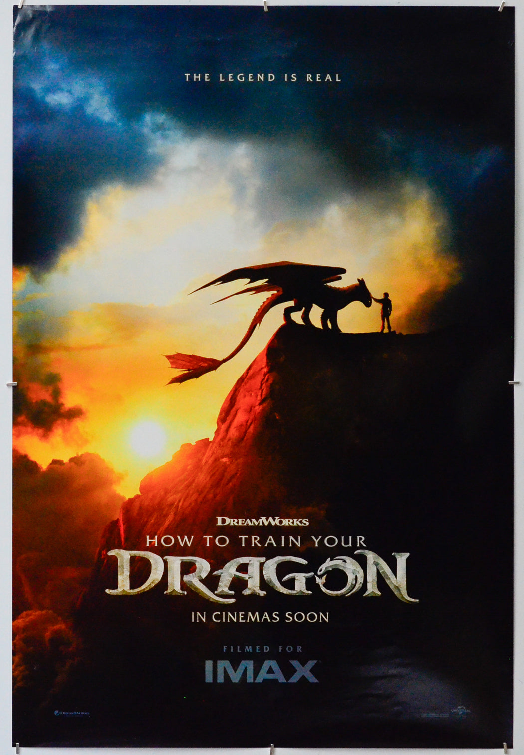 How To Train Your Dragon - Original One Sheet Poster - Film Poster - Movie Poster 