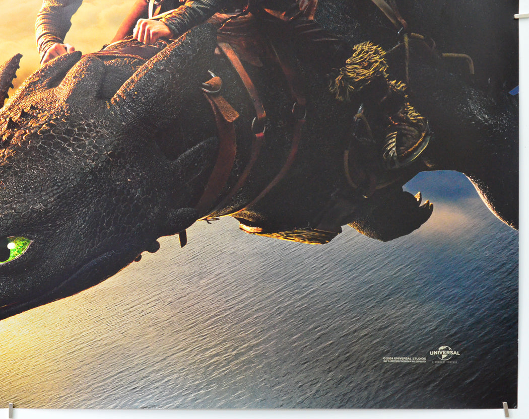 How To Train Your Dragon (Bottom Right) Cinema Quad Movie Poster 
