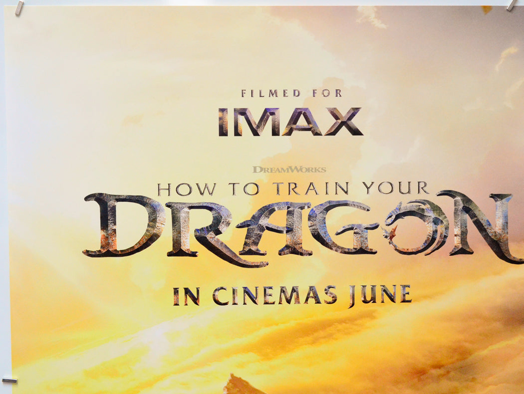 How To Train Your Dragon (Top Left) Cinema Quad Movie Poster 
