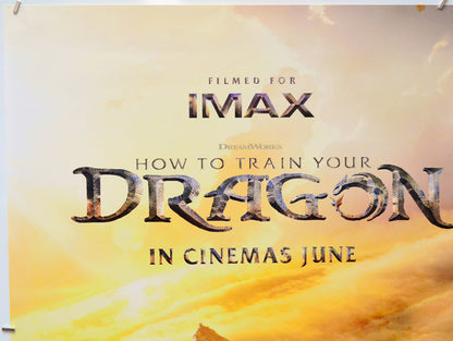 How To Train Your Dragon (Top Left) Cinema Quad Movie Poster 