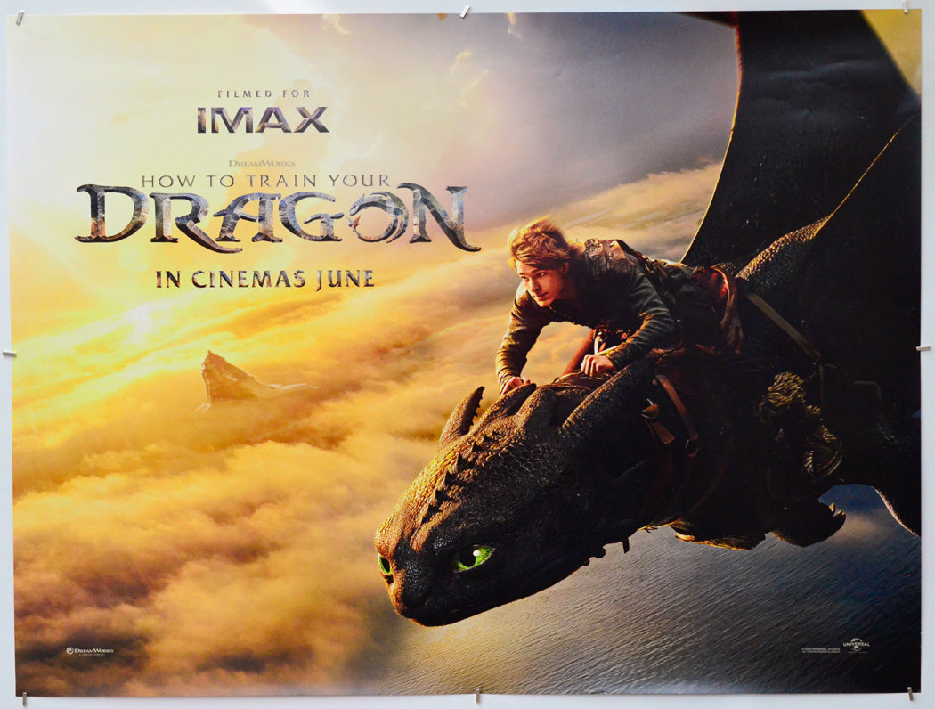 How To Train Your Dragon - Original Quad Poster - Film Poster - Movie Poster