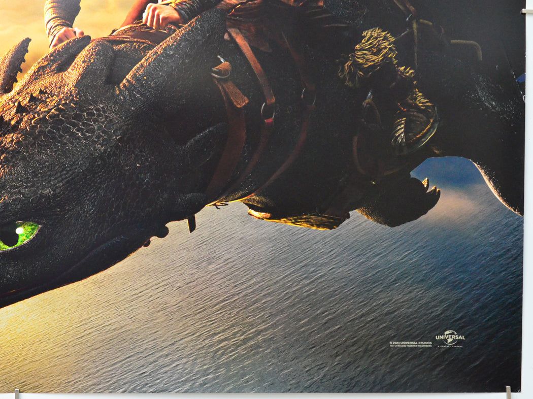 How To Train Your Dragon (Bottom Right) Cinema Quad Movie Poster 