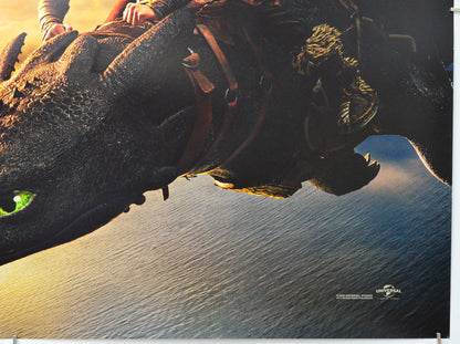How To Train Your Dragon (Bottom Right) Cinema Quad Movie Poster 