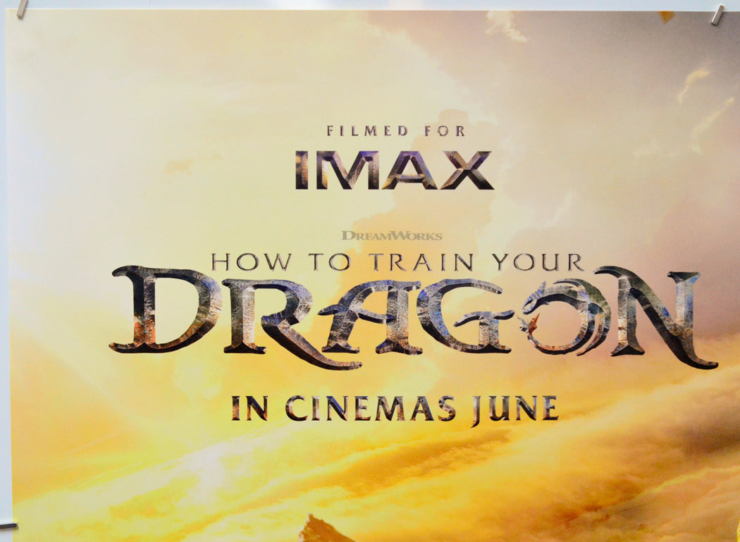 How To Train Your Dragon (Top Left) Cinema Quad Movie Poster 