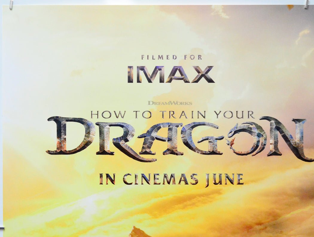 How To Train Your Dragon (Top Left) Cinema Quad Movie Poster 