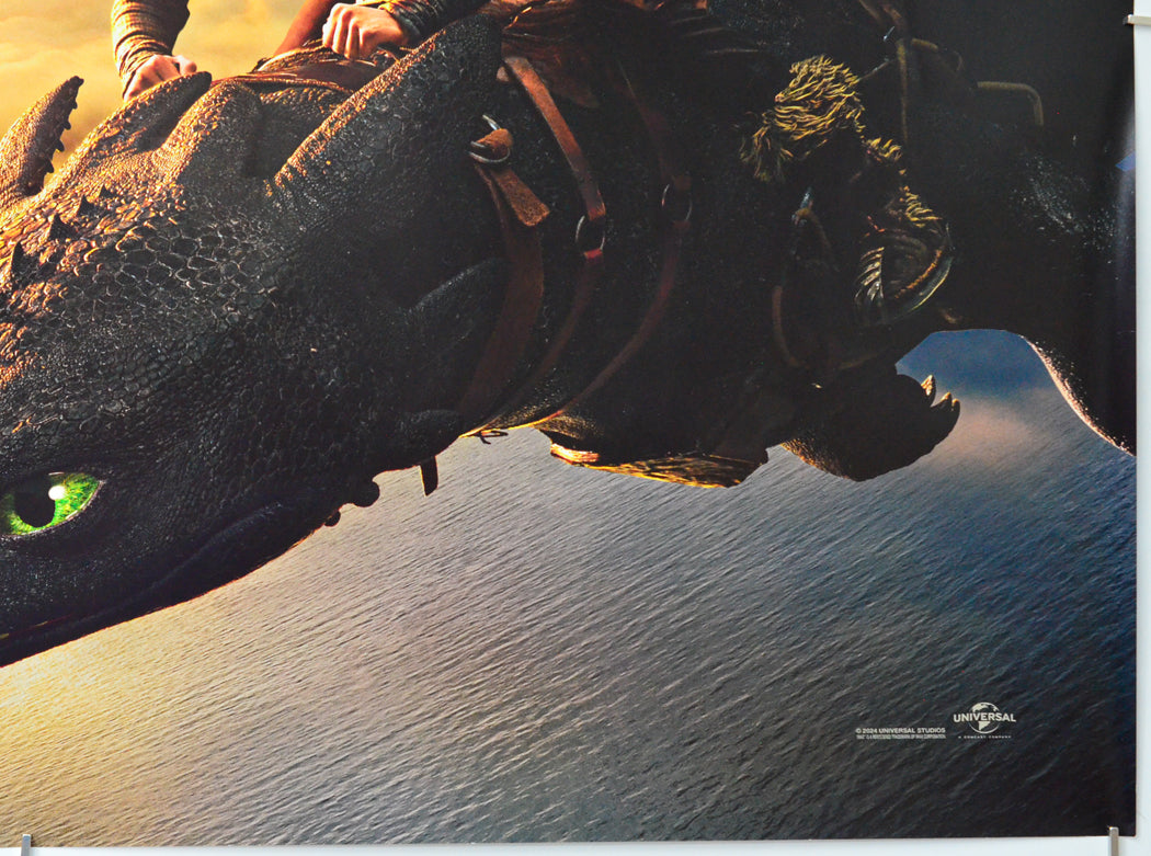 How To Train Your Dragon (Bottom Right) Cinema Quad Movie Poster 