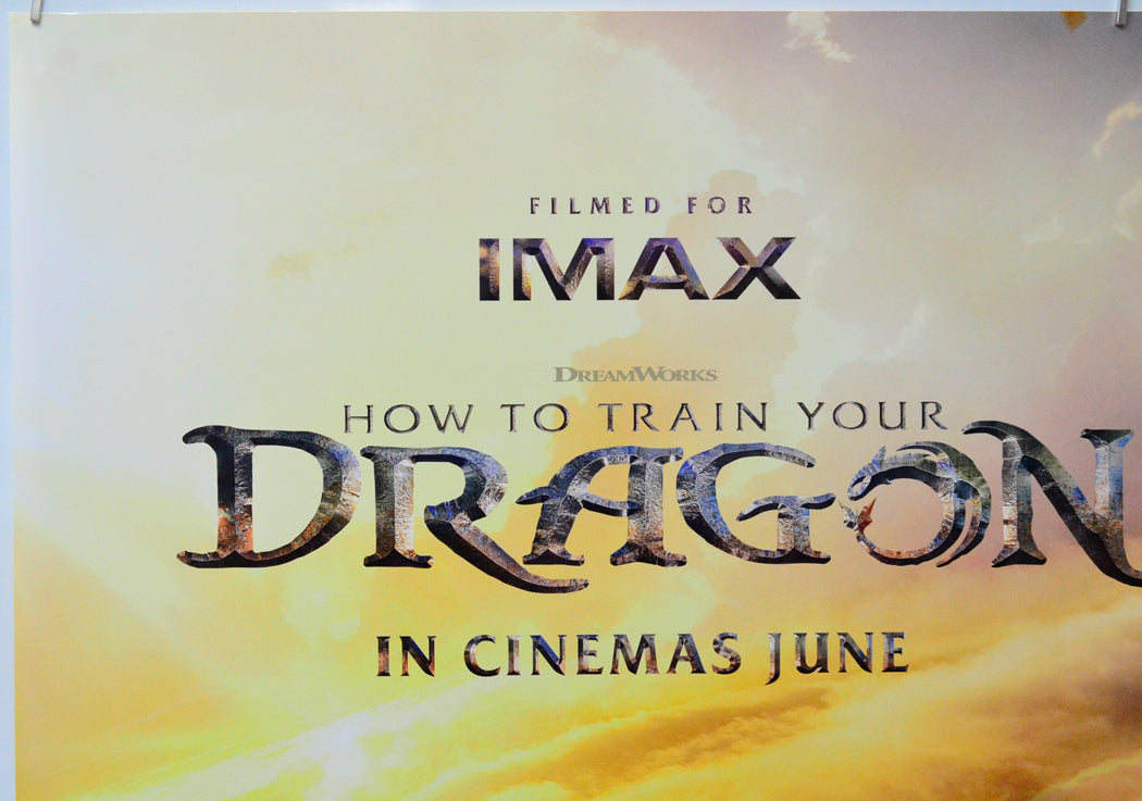 How To Train Your Dragon (Top Left) Cinema Quad Movie Poster 