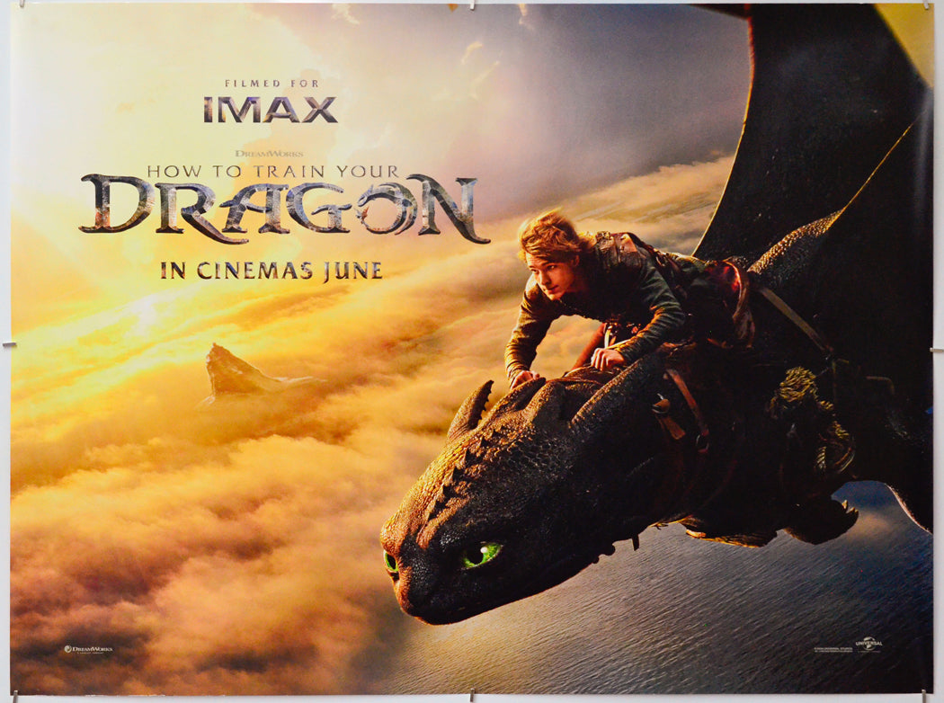 How To Train Your Dragon - Original Quad Poster - Film Poster - Movie Poster