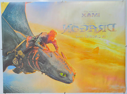 How To Train Your Dragon (Back) Cinema Quad Movie Poster 