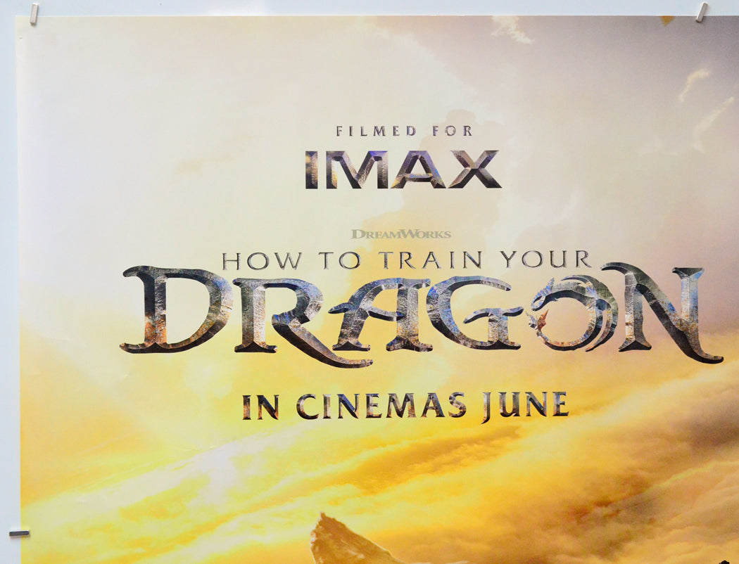 How To Train Your Dragon (Top Left) Cinema Quad Movie Poster 