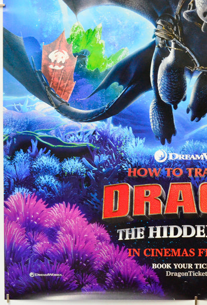 How To Train Your Dragon: The Hidden World (Bottom Left) Cinema One Sheet Movie Poster 