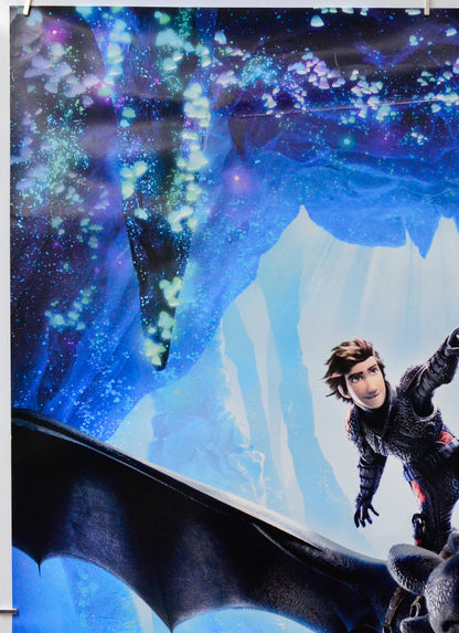 How To Train Your Dragon: The Hidden World (Top Left) Cinema One Sheet Movie Poster 