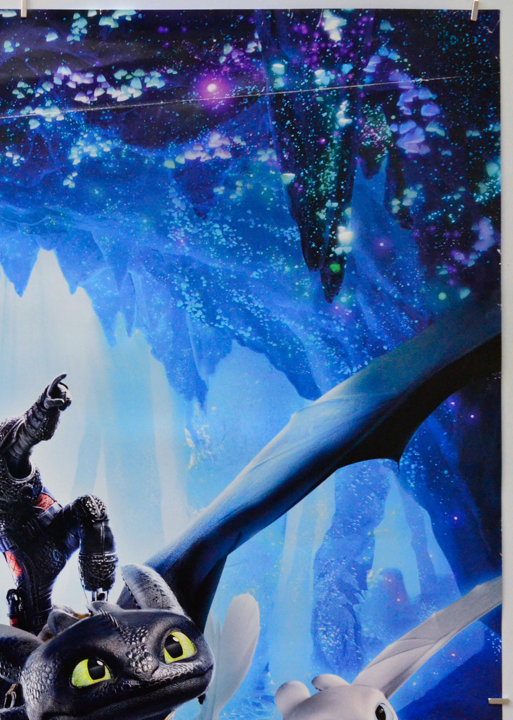 How To Train Your Dragon: The Hidden World (Top Right) Cinema One Sheet Movie Poster 